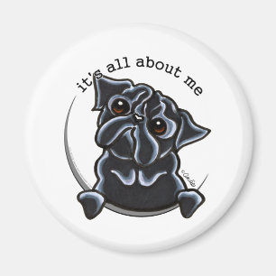 Imán Black Pug's All About Me
