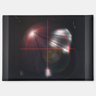 Imán Black Red Crosshair Magnet