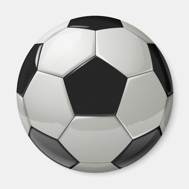 Imán Black Soccer Ball (Frente)