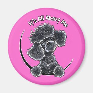 Imán Black Toy Poodle IAAM
