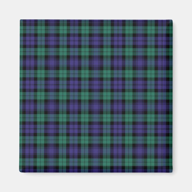 Imán Black Watch Scottish Tartan (Frente)