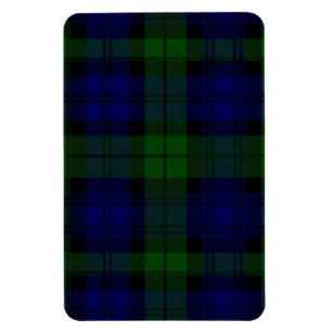Imán Black Watch Tartan Blue Green Plage