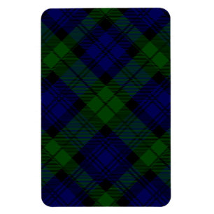 Imán Black Watch Tartan Blue Green Plage