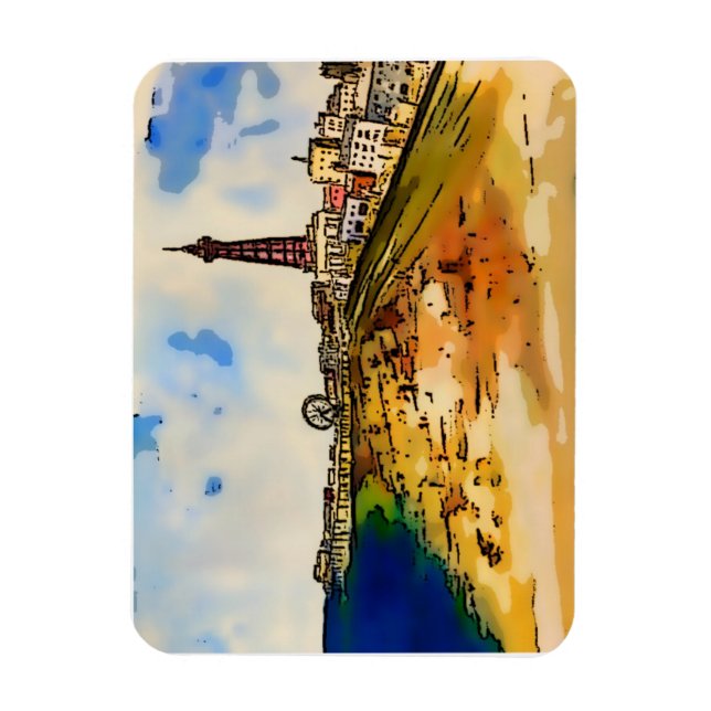 Imán Blackpool Seaside Lancashire (Vertical)