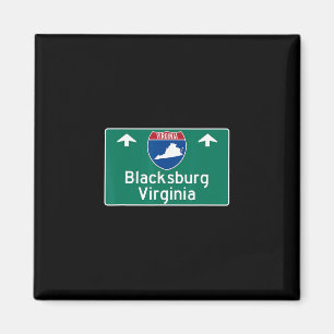 Imán Blacksburg Virginia Autopista Interestatal Vacació