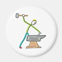 Imán Blacksmithing Stickman