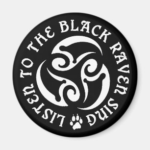 Imán Blackwolf Majik - la diosa del cuervo canta el