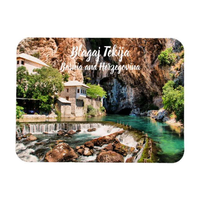 Imán Blagaj Tekija Dervish Bosnia Herzegovina estilizad (Horizontal)