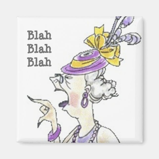 Imán Blah blahblah (Frente)