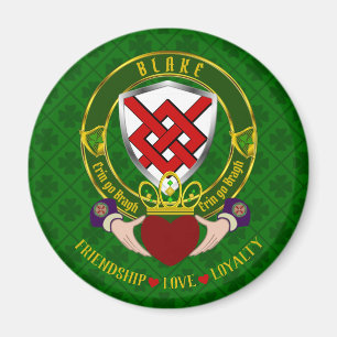 Imán Blake Irish Shield y Claddagh