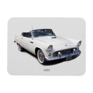 imán blanco convertible de 1955
