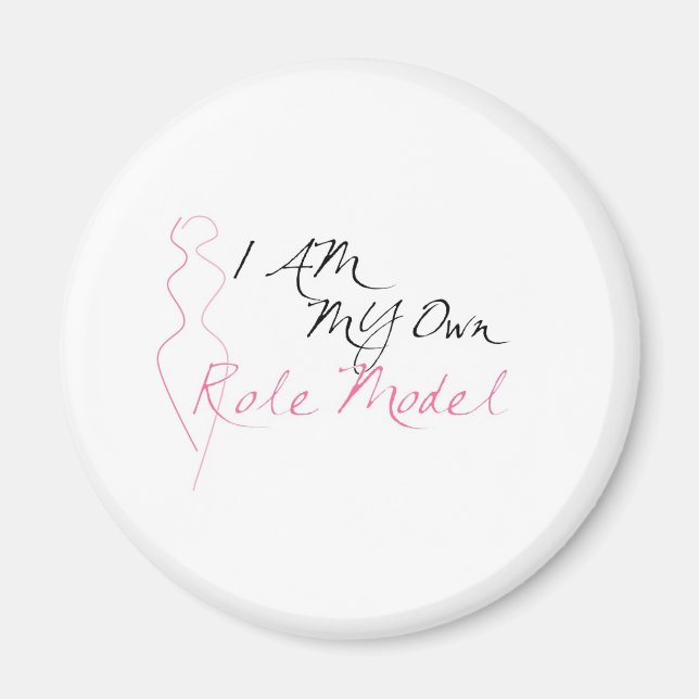 Imán Blanco de modelo de rol (Frente)