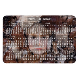 Imán Blanco del calendario mensual de 2023 años | Añadi