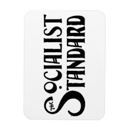 Imán blanco del logo del Socialist Standard de los