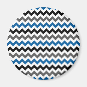 Imán Blanco del negro del gris azul del fondo del