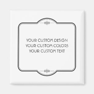Imán BLANCO Su Diseño Aquí - Magnet