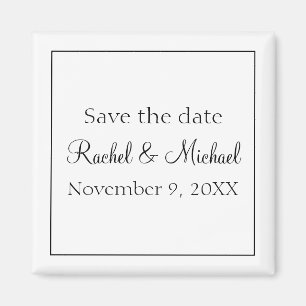 Imán Blanco y negro clásico