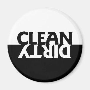 Imán blanco y negro del lavaplatos
