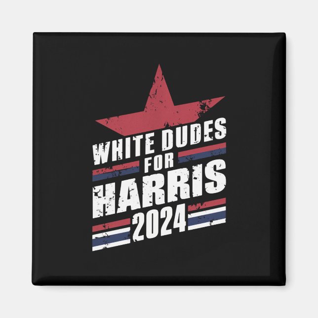 Imán Blancos a favor de Kamala Harris 2024 (Frente)