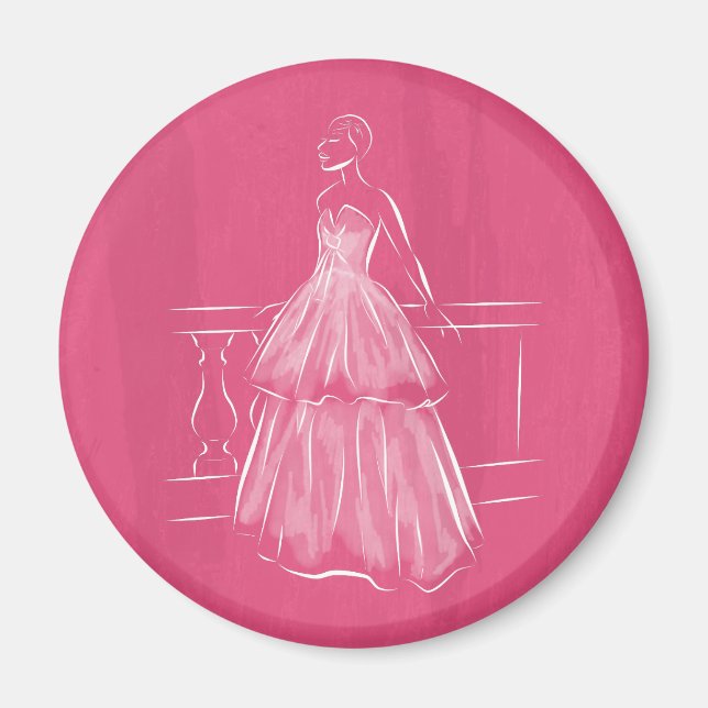 Imán Blancos en el espacio negativo (Frente)