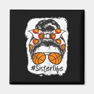 Imán Bleached Bysketbyll Sister Life Messy Bun Byll