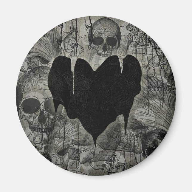 Imán Bleak Heart Gothic Valentine (Frente)