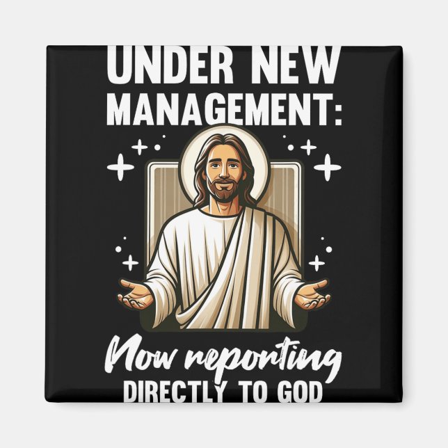 Imán Blessed Baptism Religious Christian Under New Mana (Frente)