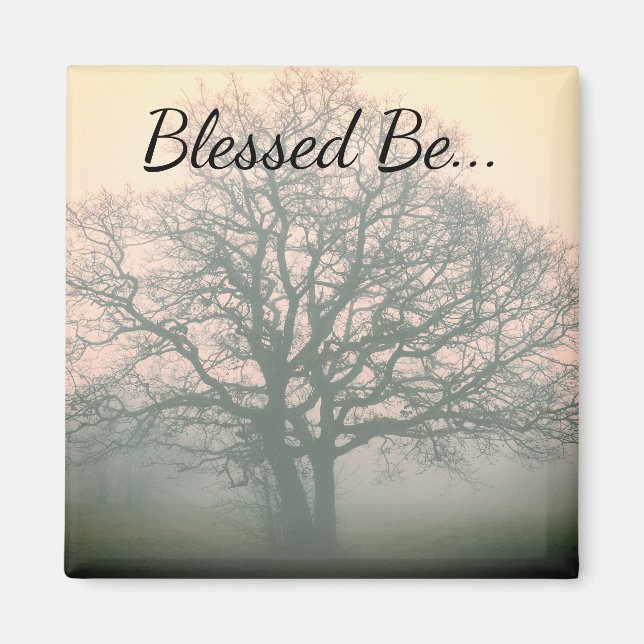 Imán Blessed Be Winter Oak (Frente)