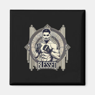 Imán Blessed Mma Bjj Kickboxing Muay Thai Boxeo Jaula F