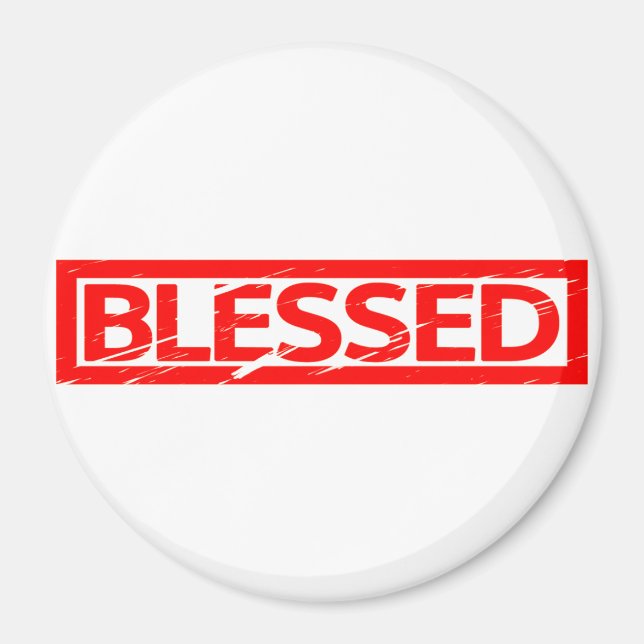 Imán Blessed Stamp (Frente)