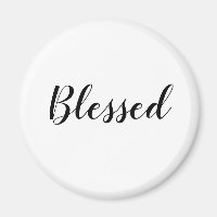 Blessed texto del guión de personalizado blanco ne