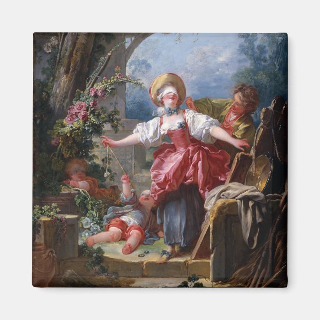 Imán Blind-Mans Bluff de Jean-Honore Fragonard (Frente)