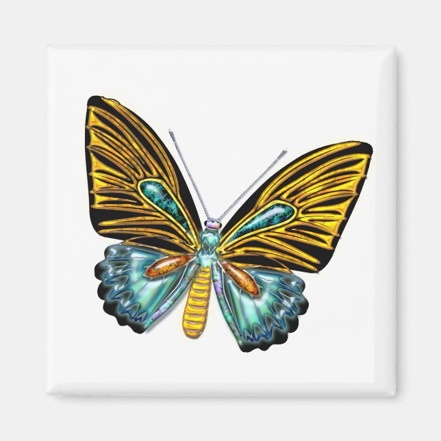 Imán Bling Bling Butterfly (Frente)