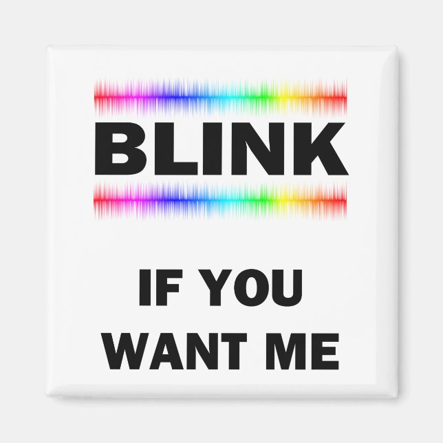 Imán Blink si me quieres (Frente)