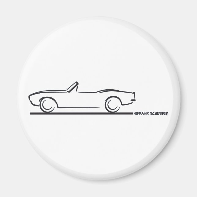 Imán BLK convertible de 1968 (Frente)