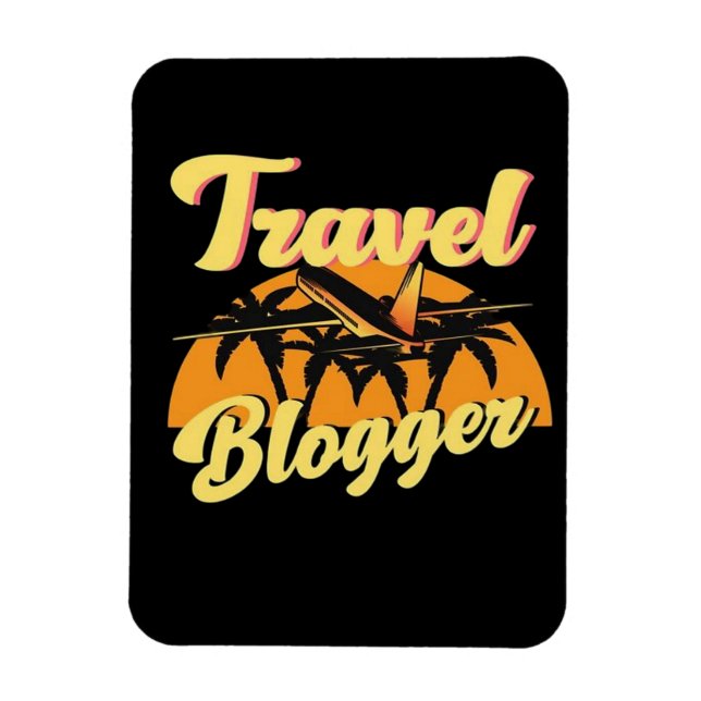 Imán Bloguera de viajes (Vertical)