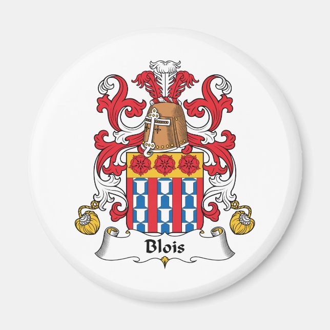 Imán Blois Family Crest (Frente)