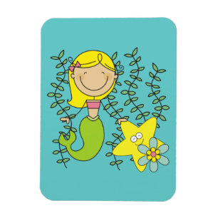 Imán Blond Mermaid