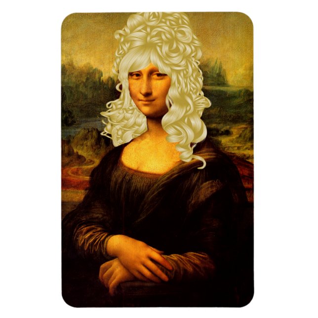 Imán Blonde Mona Lisa (Vertical)