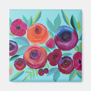 Imán Bloom Colorful Floral Magnet