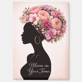 Imán Bloom in Your Time Inspirational Magnet