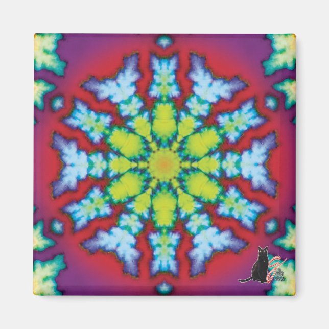 Imán Bloom Kaleidoscope Magnet (Frente)