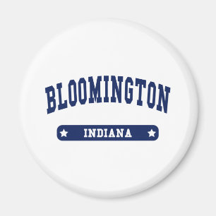 Imán Bloomington Indiana College Style t camisetas