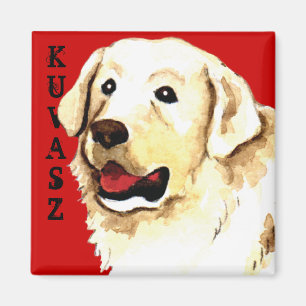 Imán Bloque de color Kuvasz