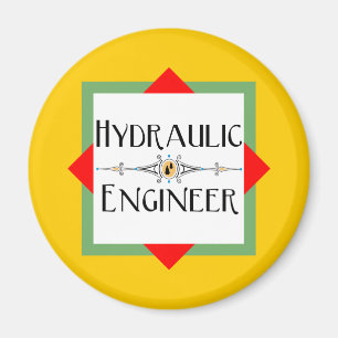 Imán Bloque de ingenieros hidráulicos