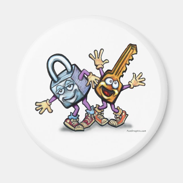 Imán Bloquear una tecla (Frente)