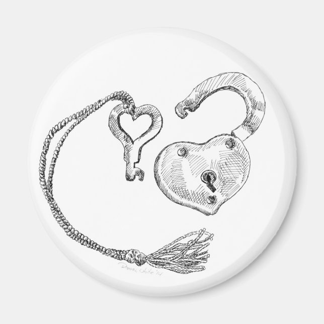 Imán Bloqueo cardíaco y tecla (Frente)