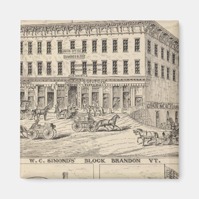 Imán Bloqueo de WC Simond en Brandon (Frente)