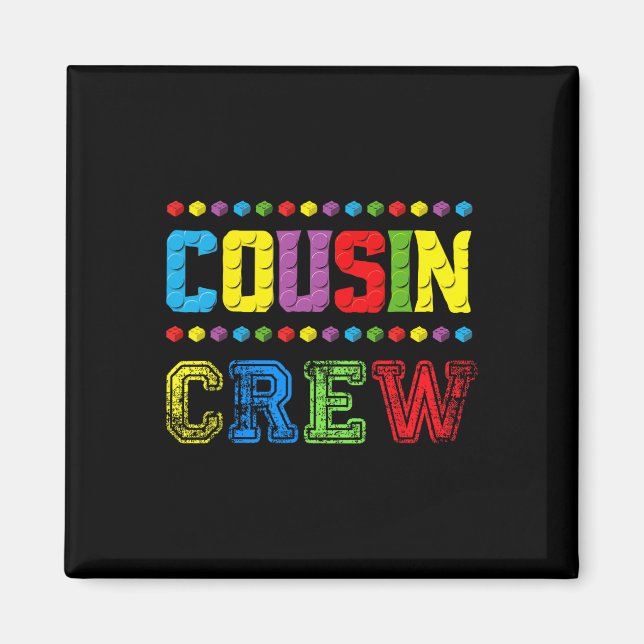 Imán Bloques de construcción de Cousin Crew Master Buil (Frente)