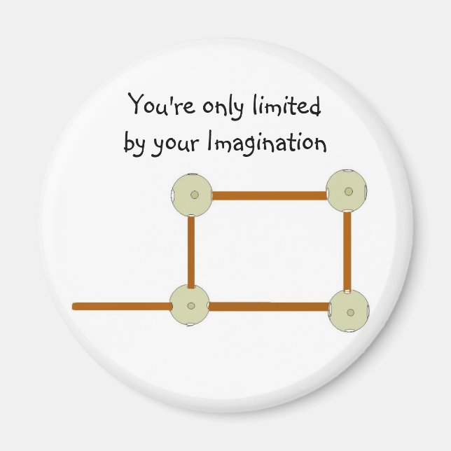 Imán Bloques de construcción de madera motivantes (Frente)